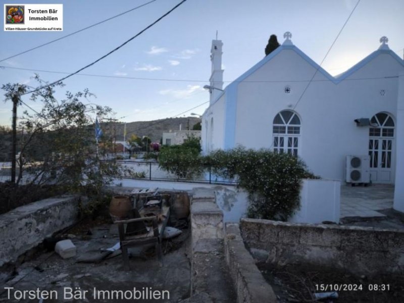 Kouses, Kreta Kreta, Kouses renovierungsbedürtiges Steinhaus-Juwel 120m² Wohnfläche Meerblick und Bergblick Haus kaufen